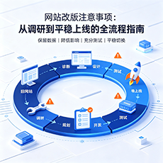 白沙建站-网站改版注意事项：从调研到平稳上线的全流程指南