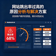 白沙建站-网站跳出率过高的原因分析与解决方案