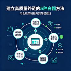 白沙建站-建立高质量外链的5种白帽方法